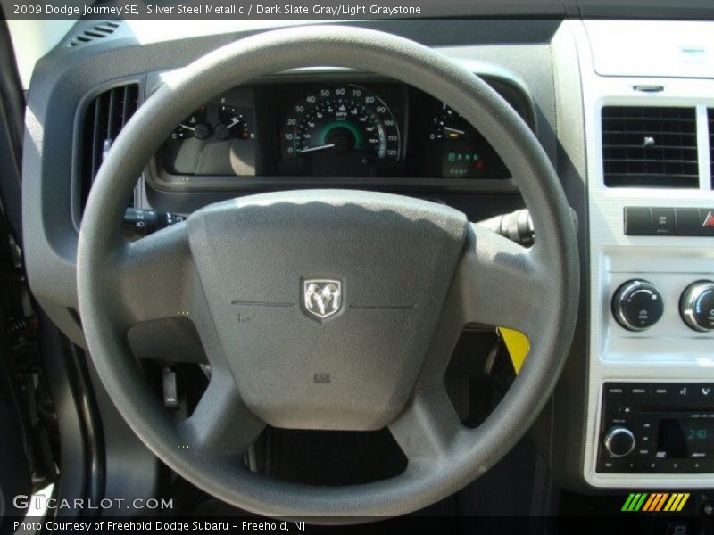 Silver Steel Metallic / Dark Slate Gray/Light Graystone 2009 Dodge Journey SE