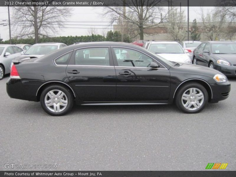 Black Granite Metallic / Ebony 2012 Chevrolet Impala LT