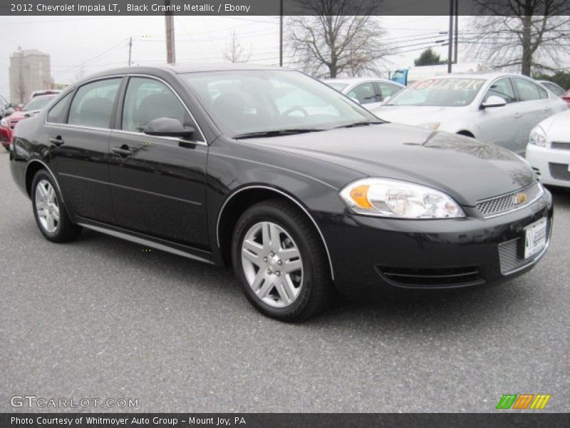 Black Granite Metallic / Ebony 2012 Chevrolet Impala LT