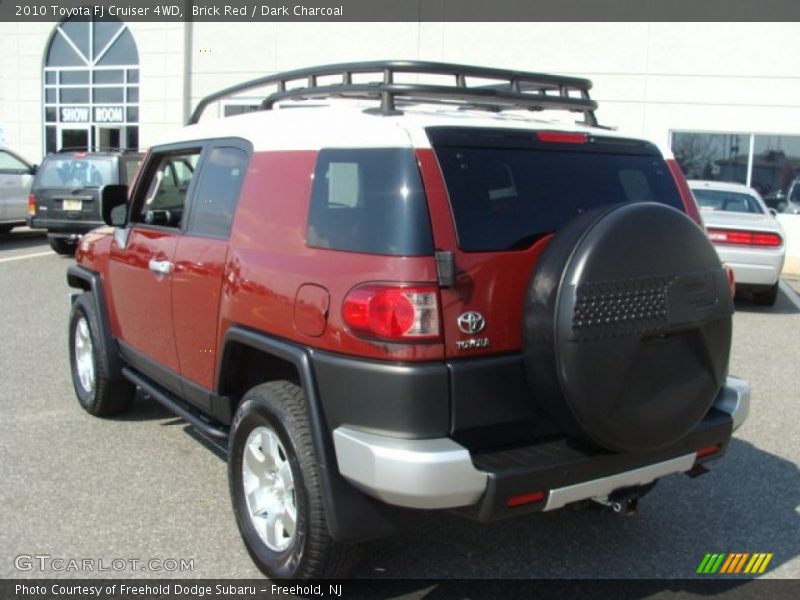 Brick Red / Dark Charcoal 2010 Toyota FJ Cruiser 4WD