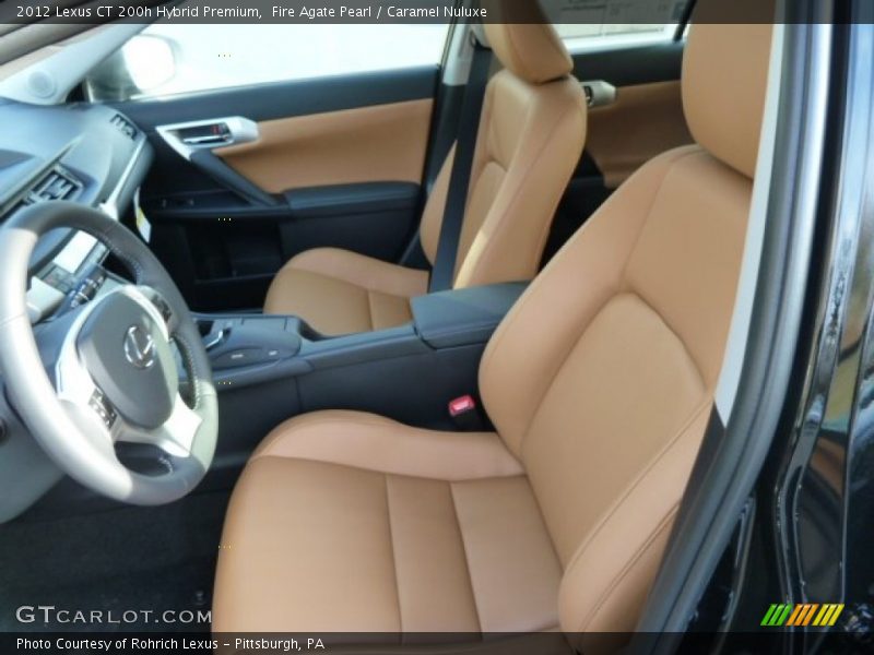  2012 CT 200h Hybrid Premium Caramel Nuluxe Interior