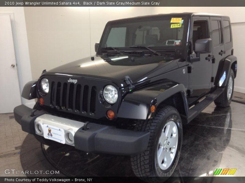 Black / Dark Slate Gray/Medium Slate Gray 2010 Jeep Wrangler Unlimited Sahara 4x4