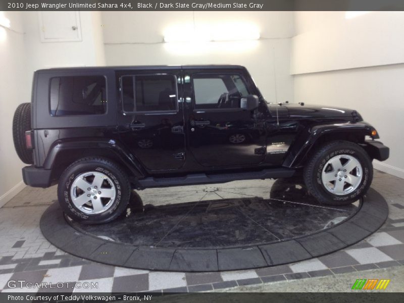 Black / Dark Slate Gray/Medium Slate Gray 2010 Jeep Wrangler Unlimited Sahara 4x4
