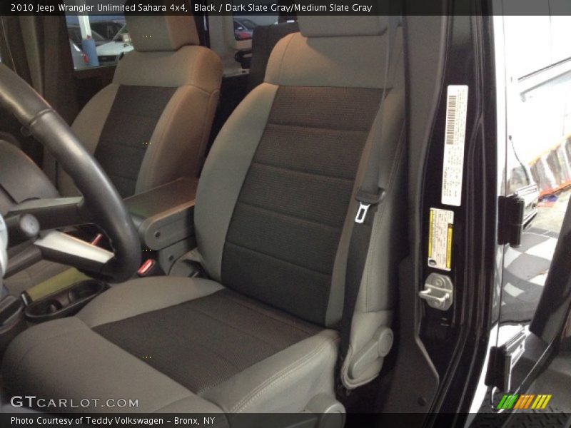 Black / Dark Slate Gray/Medium Slate Gray 2010 Jeep Wrangler Unlimited Sahara 4x4