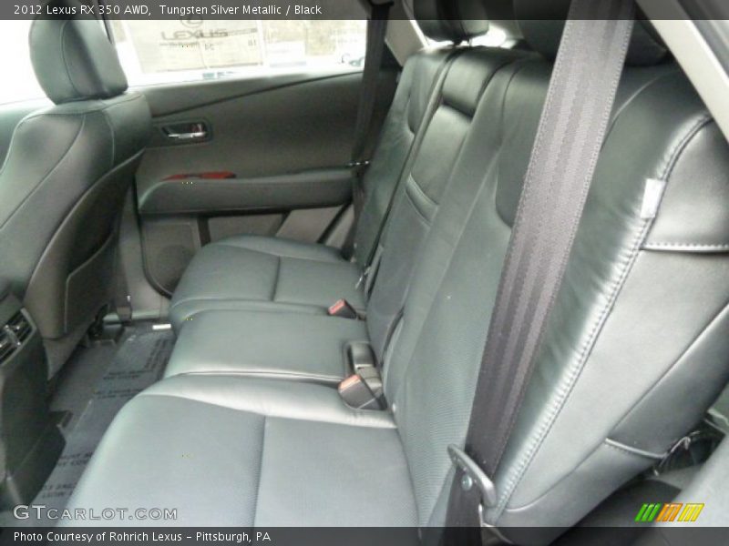 Tungsten Silver Metallic / Black 2012 Lexus RX 350 AWD