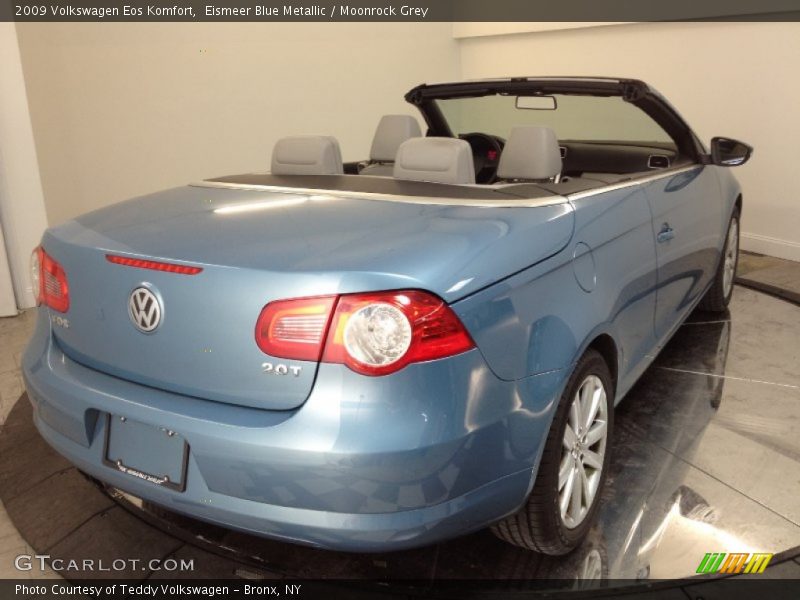 Eismeer Blue Metallic / Moonrock Grey 2009 Volkswagen Eos Komfort