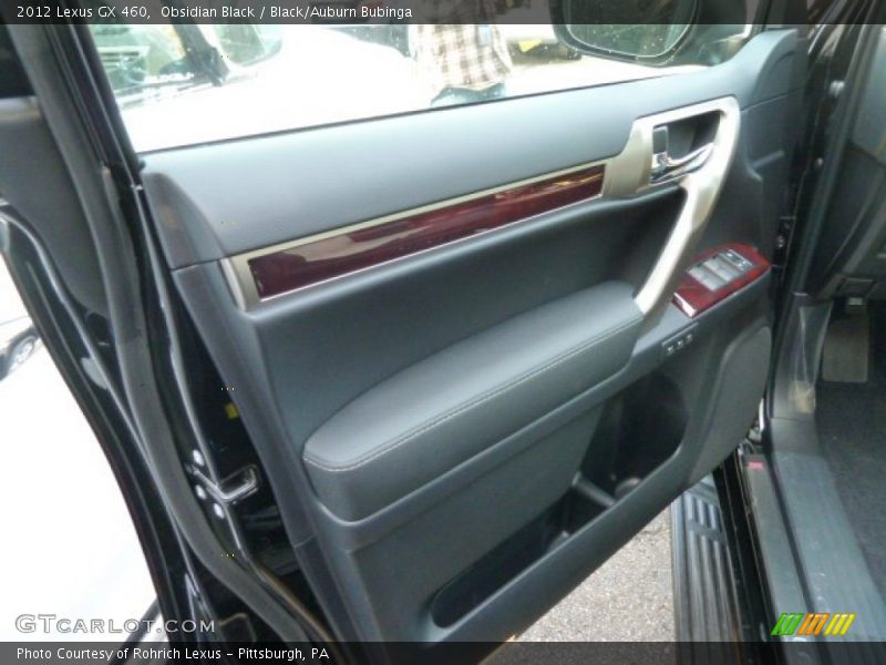 Obsidian Black / Black/Auburn Bubinga 2012 Lexus GX 460