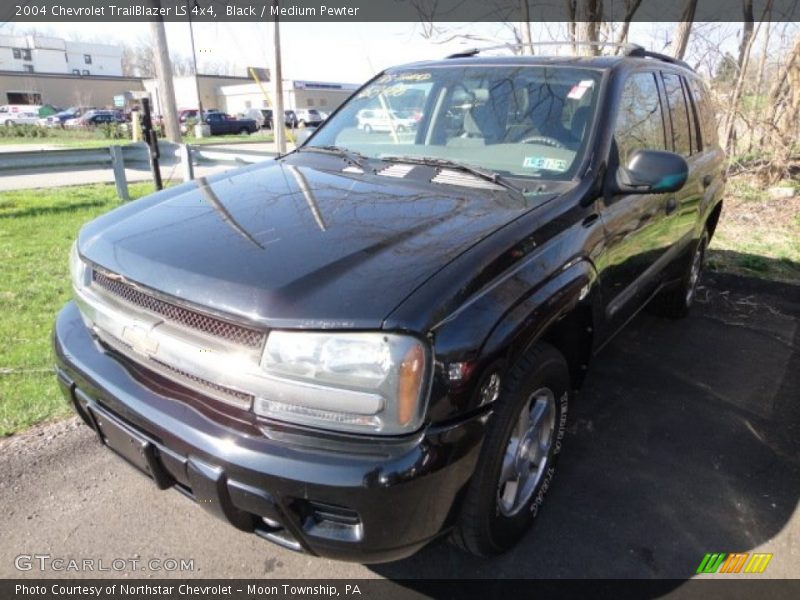 Black / Medium Pewter 2004 Chevrolet TrailBlazer LS 4x4