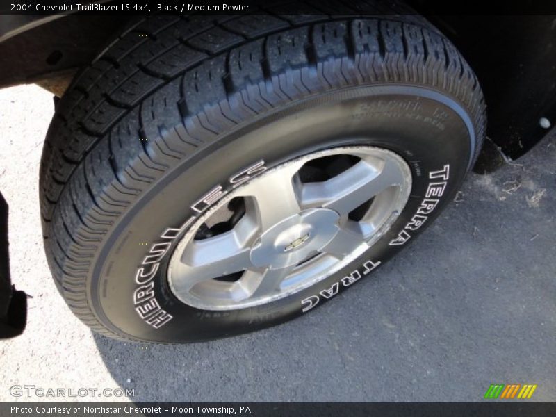Black / Medium Pewter 2004 Chevrolet TrailBlazer LS 4x4