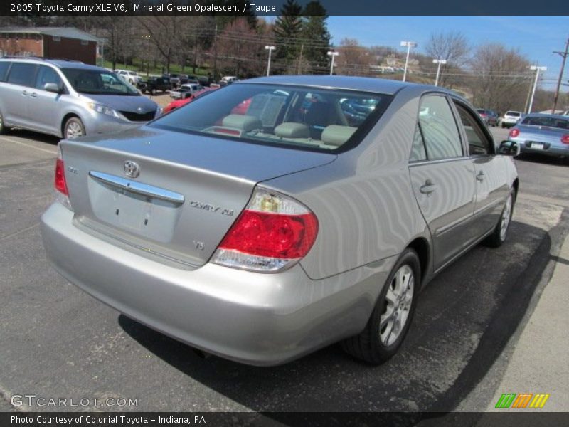 Mineral Green Opalescent / Taupe 2005 Toyota Camry XLE V6