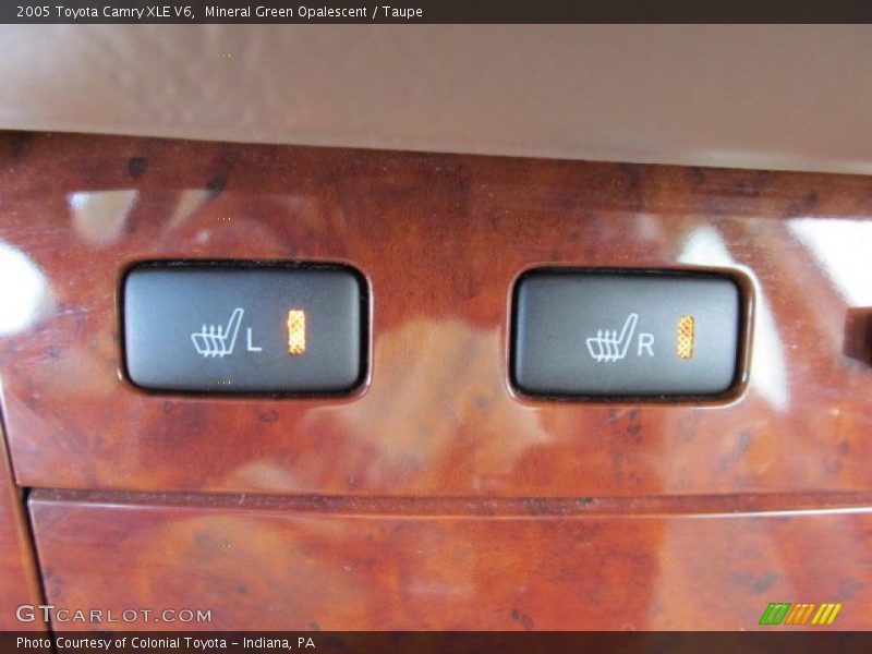 Mineral Green Opalescent / Taupe 2005 Toyota Camry XLE V6