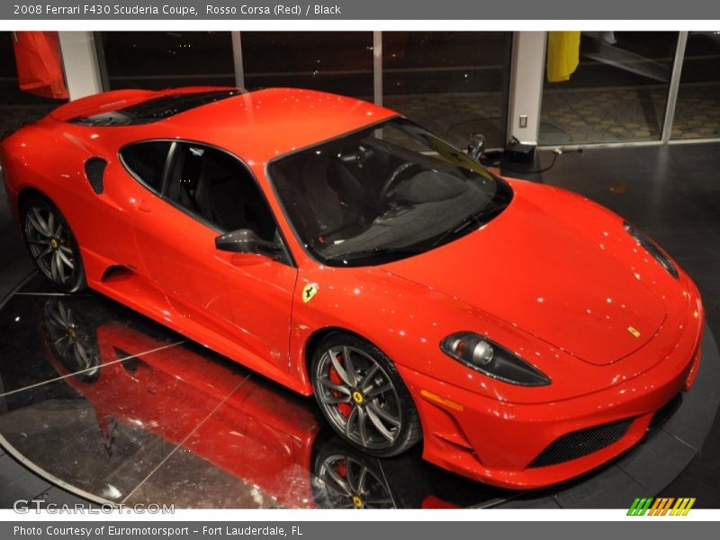 Rosso Corsa (Red) / Black 2008 Ferrari F430 Scuderia Coupe