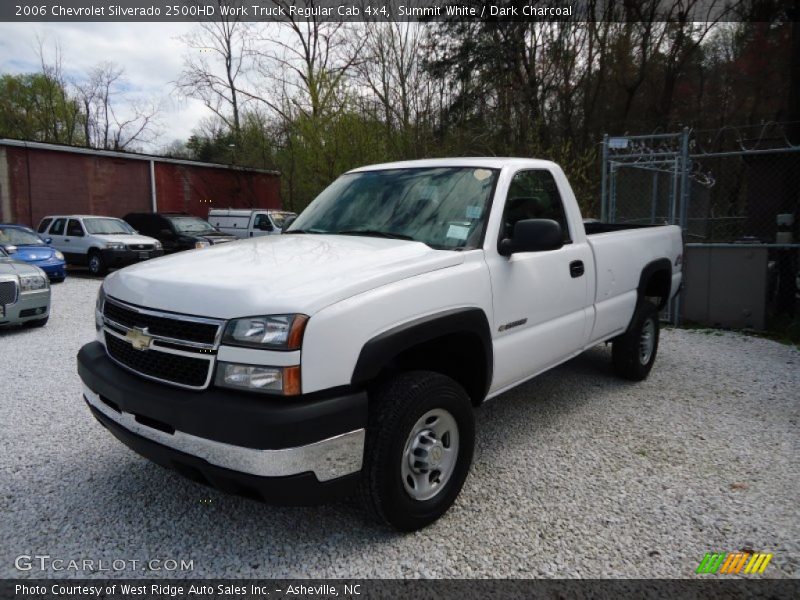Summit White / Dark Charcoal 2006 Chevrolet Silverado 2500HD Work Truck Regular Cab 4x4