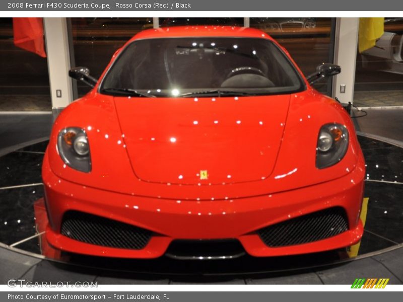 Rosso Corsa (Red) / Black 2008 Ferrari F430 Scuderia Coupe