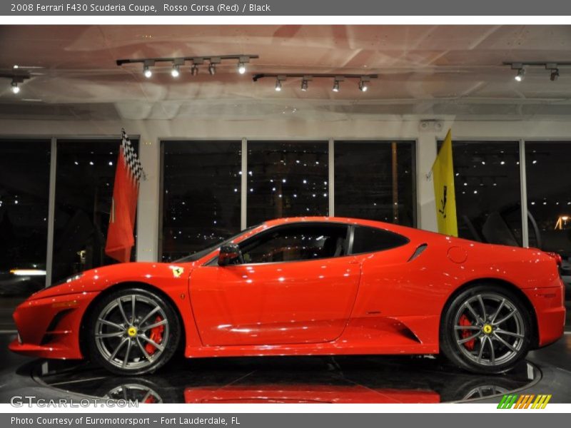 Rosso Corsa (Red) / Black 2008 Ferrari F430 Scuderia Coupe