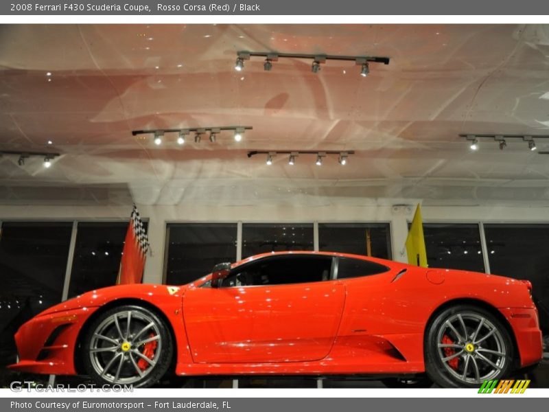 Rosso Corsa (Red) / Black 2008 Ferrari F430 Scuderia Coupe