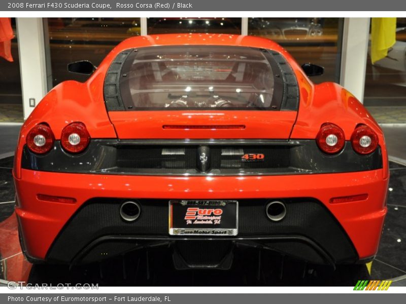 Rosso Corsa (Red) / Black 2008 Ferrari F430 Scuderia Coupe