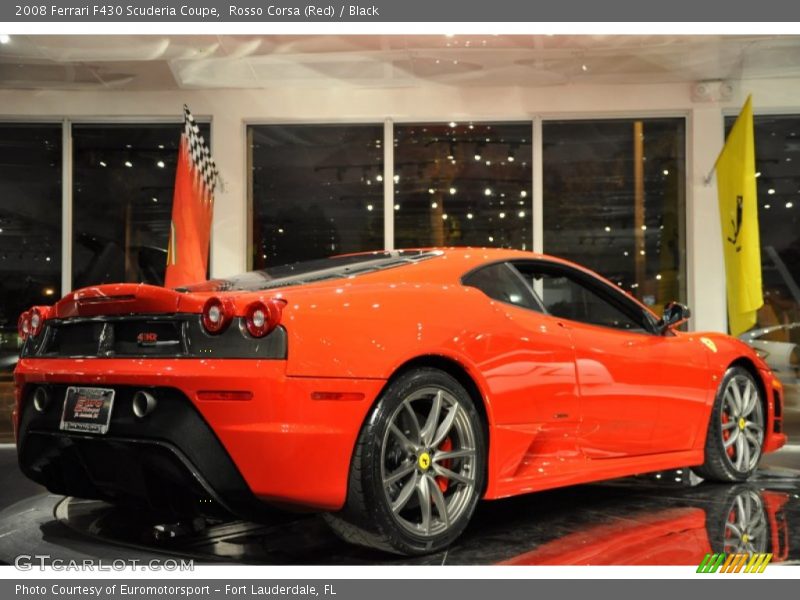 Rosso Corsa (Red) / Black 2008 Ferrari F430 Scuderia Coupe
