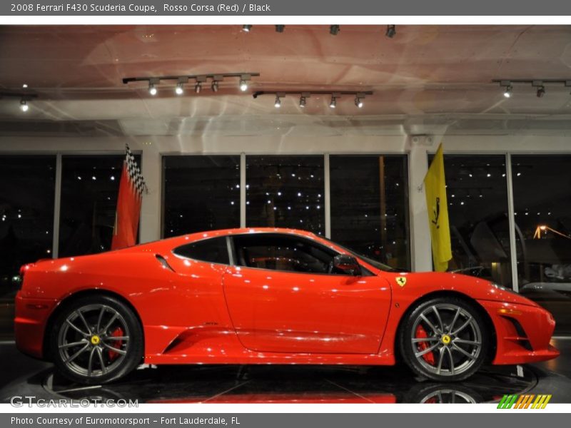 Rosso Corsa (Red) / Black 2008 Ferrari F430 Scuderia Coupe