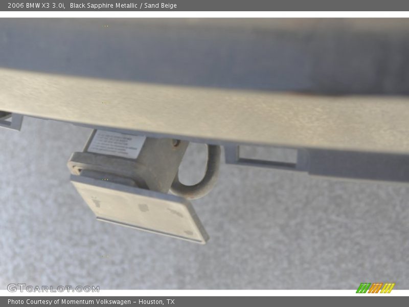 Black Sapphire Metallic / Sand Beige 2006 BMW X3 3.0i
