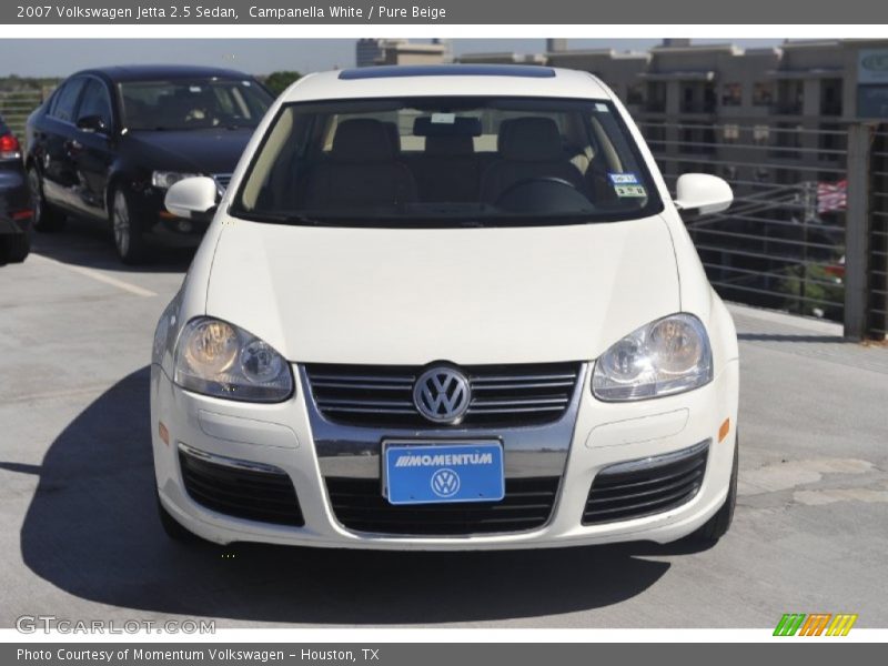 Campanella White / Pure Beige 2007 Volkswagen Jetta 2.5 Sedan
