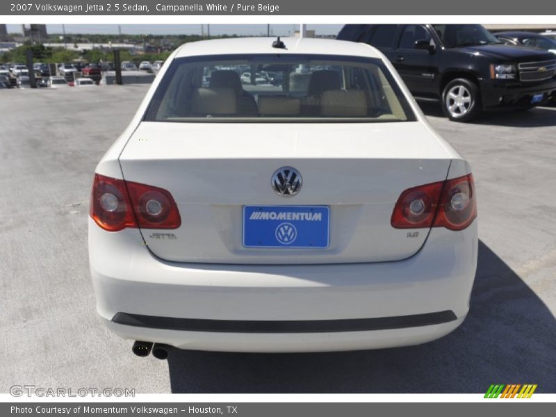 Campanella White / Pure Beige 2007 Volkswagen Jetta 2.5 Sedan