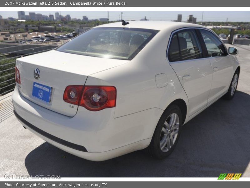 Campanella White / Pure Beige 2007 Volkswagen Jetta 2.5 Sedan