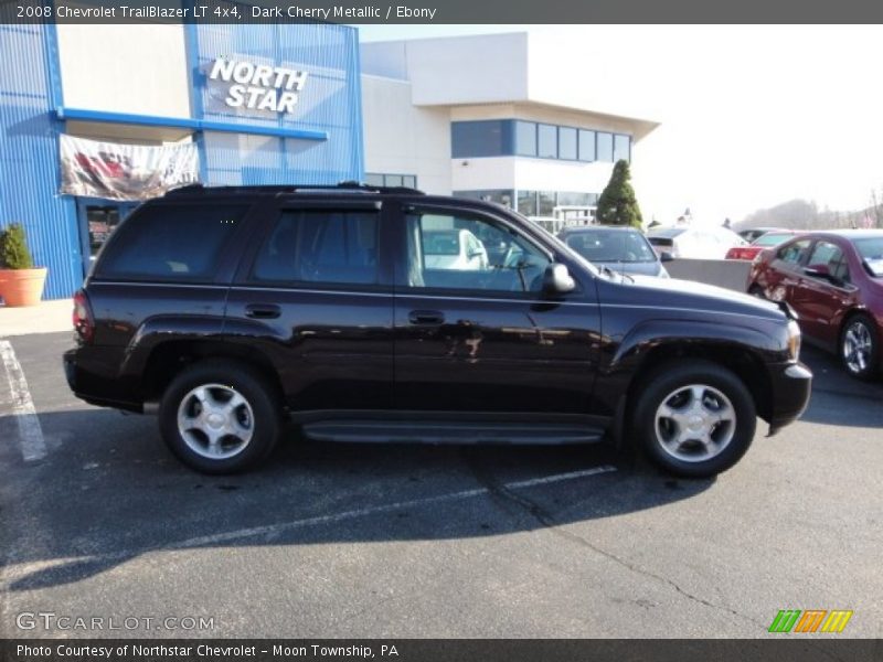 Dark Cherry Metallic / Ebony 2008 Chevrolet TrailBlazer LT 4x4