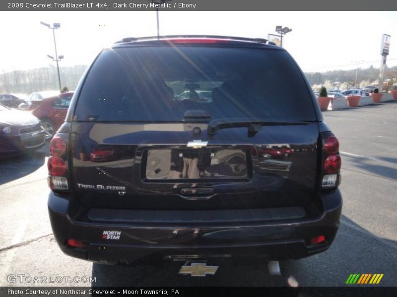 Dark Cherry Metallic / Ebony 2008 Chevrolet TrailBlazer LT 4x4