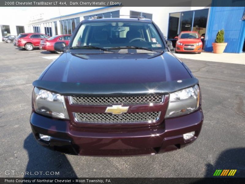 Dark Cherry Metallic / Ebony 2008 Chevrolet TrailBlazer LT 4x4