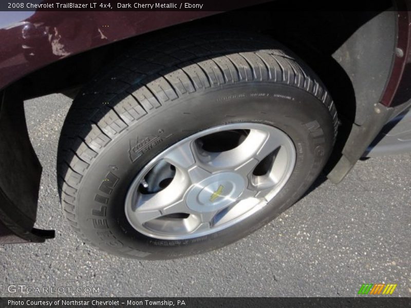 Dark Cherry Metallic / Ebony 2008 Chevrolet TrailBlazer LT 4x4