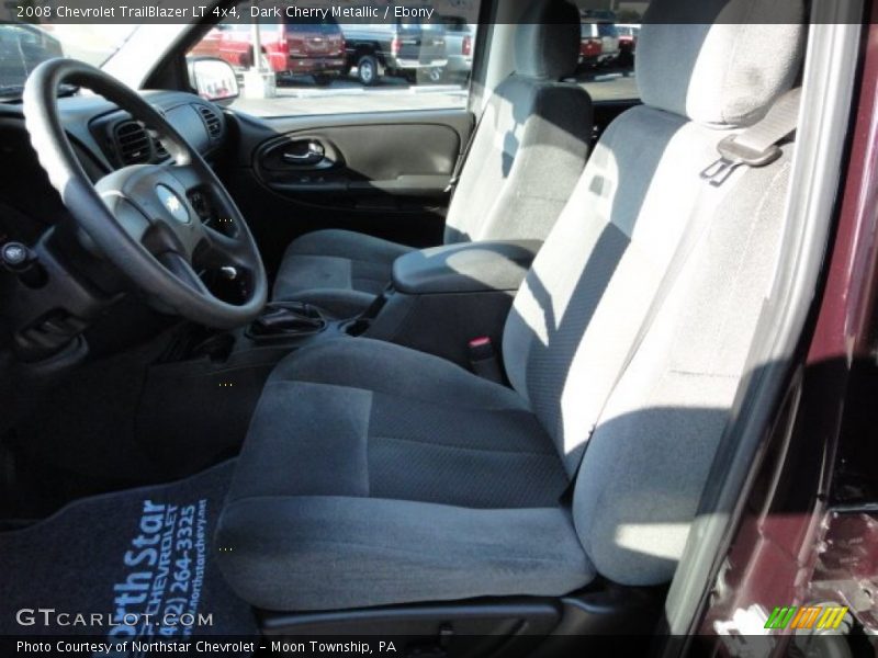 Dark Cherry Metallic / Ebony 2008 Chevrolet TrailBlazer LT 4x4