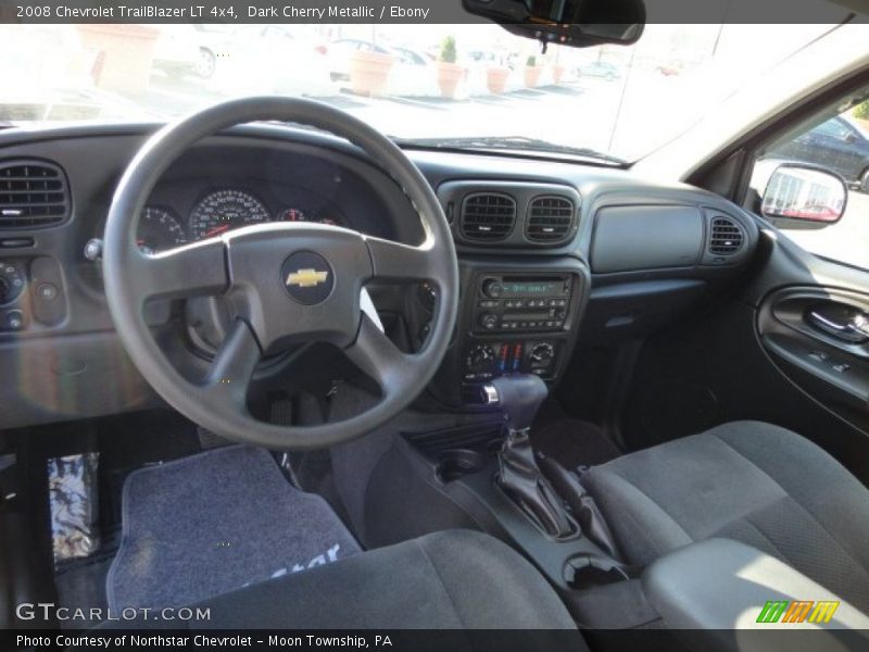 Dark Cherry Metallic / Ebony 2008 Chevrolet TrailBlazer LT 4x4