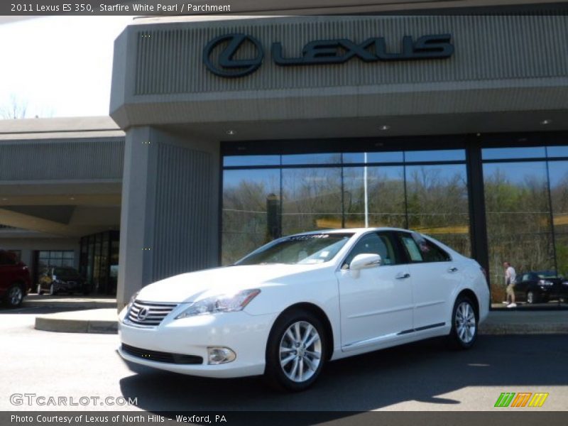Starfire White Pearl / Parchment 2011 Lexus ES 350