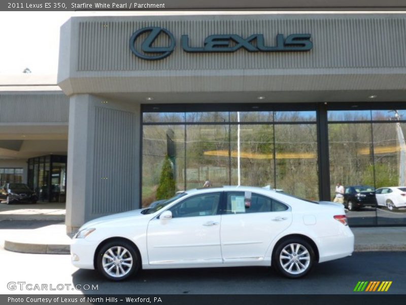 Starfire White Pearl / Parchment 2011 Lexus ES 350