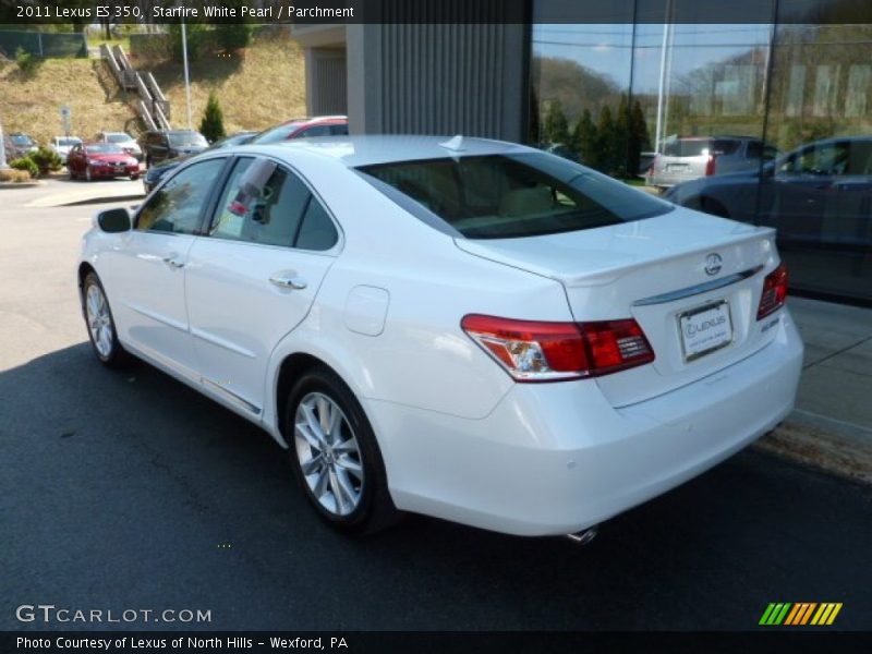 Starfire White Pearl / Parchment 2011 Lexus ES 350