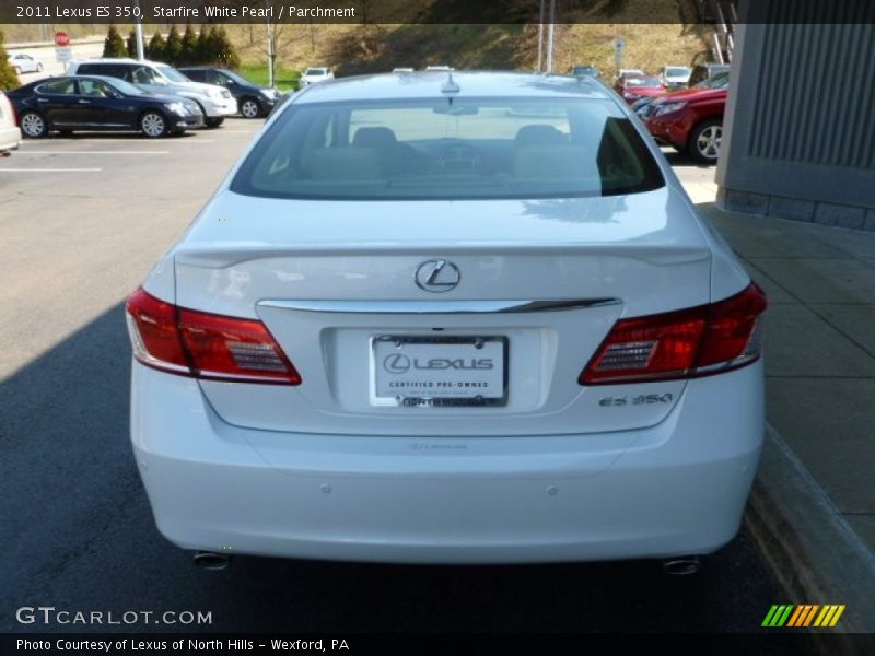 Starfire White Pearl / Parchment 2011 Lexus ES 350