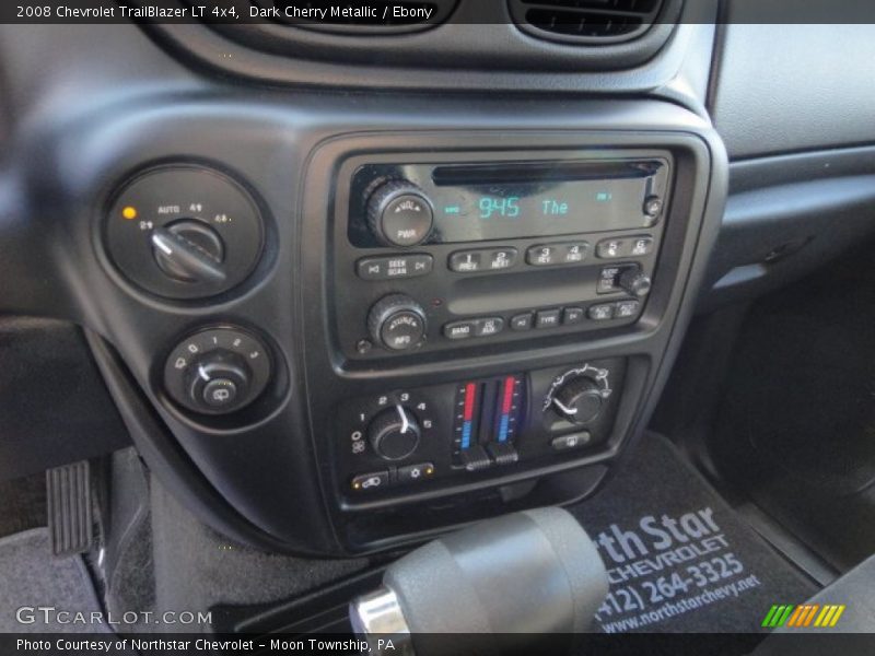 Dark Cherry Metallic / Ebony 2008 Chevrolet TrailBlazer LT 4x4