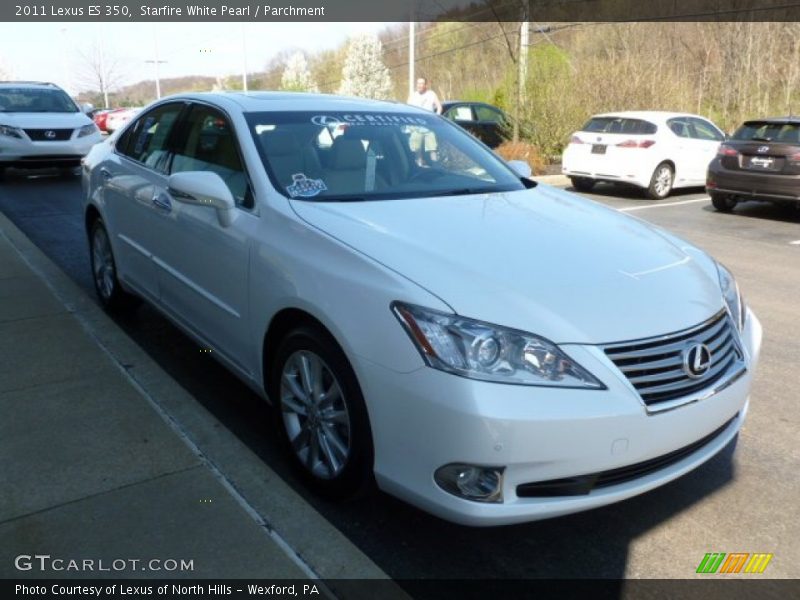 Starfire White Pearl / Parchment 2011 Lexus ES 350