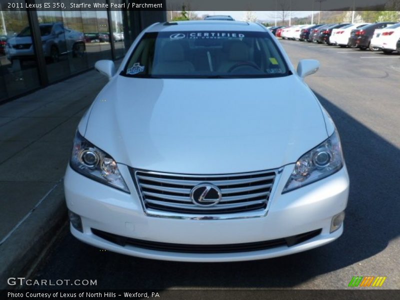 Starfire White Pearl / Parchment 2011 Lexus ES 350