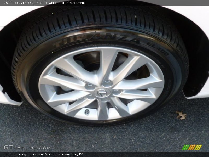 Starfire White Pearl / Parchment 2011 Lexus ES 350
