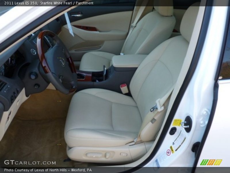 Starfire White Pearl / Parchment 2011 Lexus ES 350