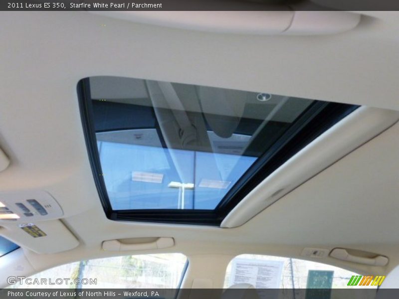 Starfire White Pearl / Parchment 2011 Lexus ES 350