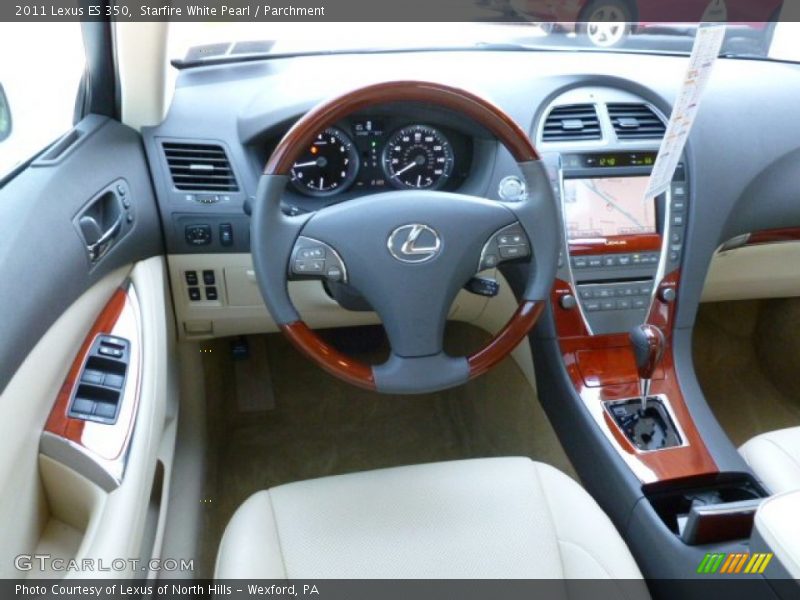 Starfire White Pearl / Parchment 2011 Lexus ES 350