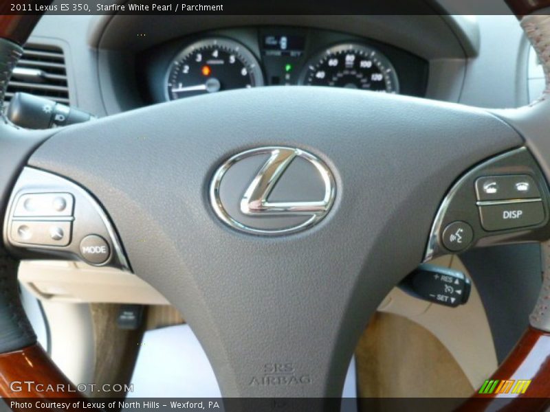 Starfire White Pearl / Parchment 2011 Lexus ES 350
