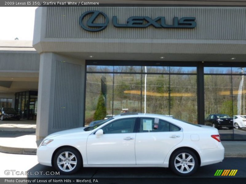 Starfire Pearl White / Cashmere 2009 Lexus ES 350