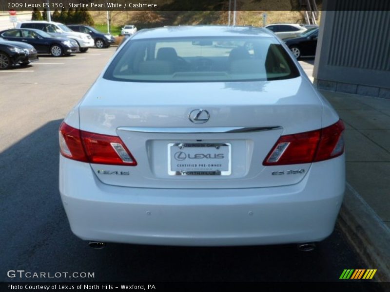 Starfire Pearl White / Cashmere 2009 Lexus ES 350