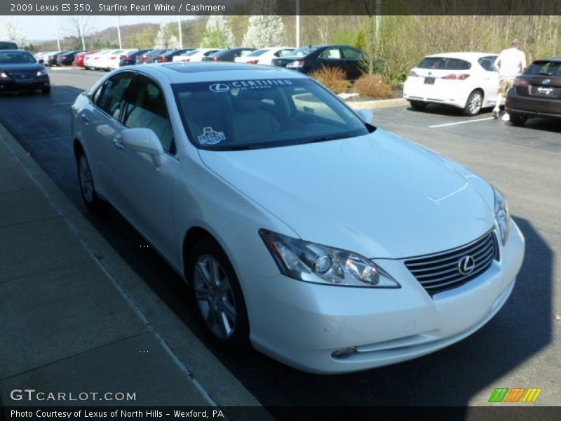 Starfire Pearl White / Cashmere 2009 Lexus ES 350
