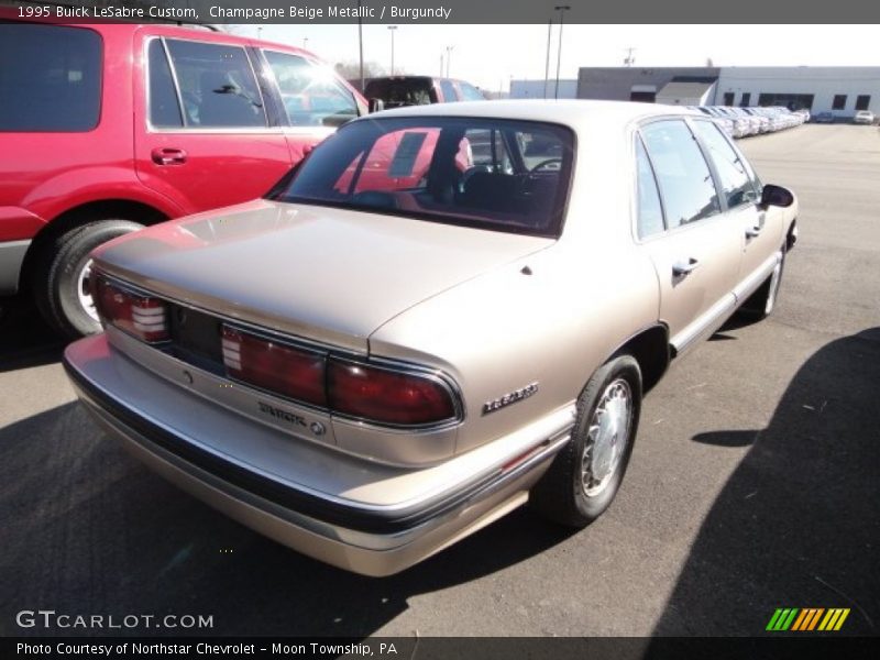 Champagne Beige Metallic / Burgundy 1995 Buick LeSabre Custom