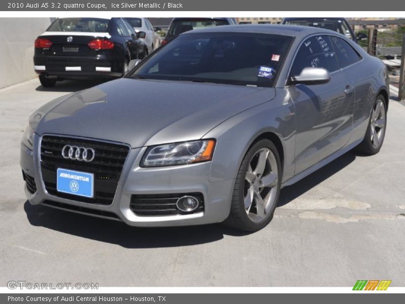 Ice Silver Metallic / Black 2010 Audi A5 3.2 quattro Coupe